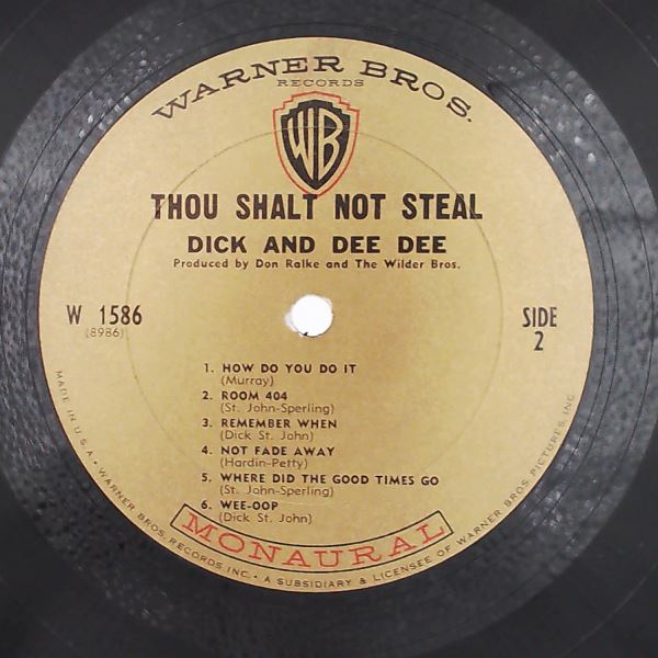 Dick & Dee Dee (Dick And Deedee) — Thou Shalt Not Steal