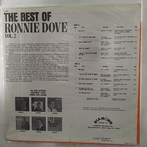 Dove Ronnie — Best Of Dove Ronnie Vol. 2