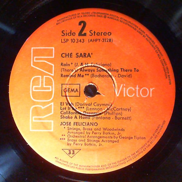 Feliciano Jose — Che Sara