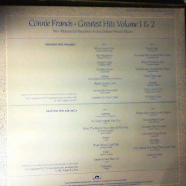 Francis Connie — Greatest Hits Volume 1 & 2