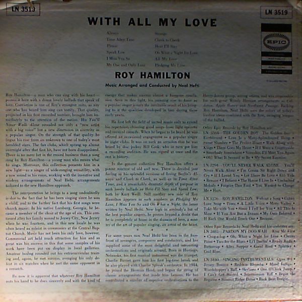 Hamilton Roy — With all my love