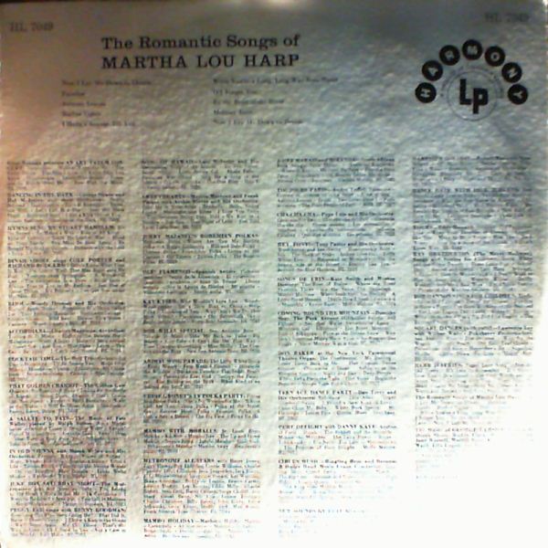 Harp Martha Lou — Romantic Songs