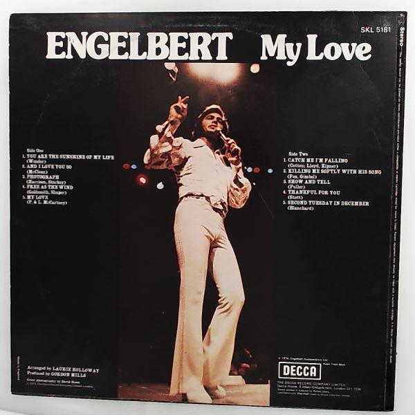 Humperdinck Engelbert — My Love