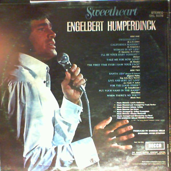 Humperdinck Engelbert — Sweetheart