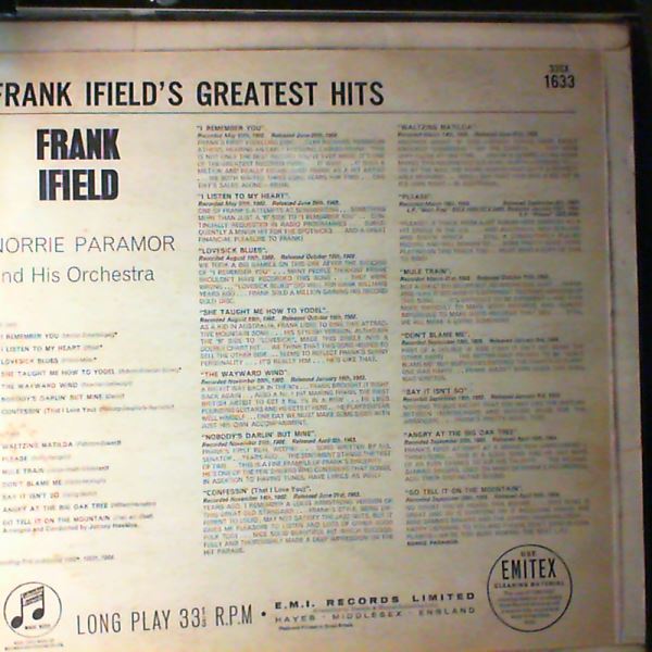 Ifield Frank — Greatest Hits