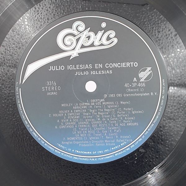 Iglesias Julio — En Concierto