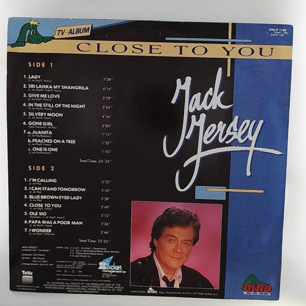 Jersey Jack — Close To You