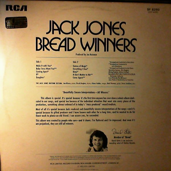 Jones Jack — Bread Winners