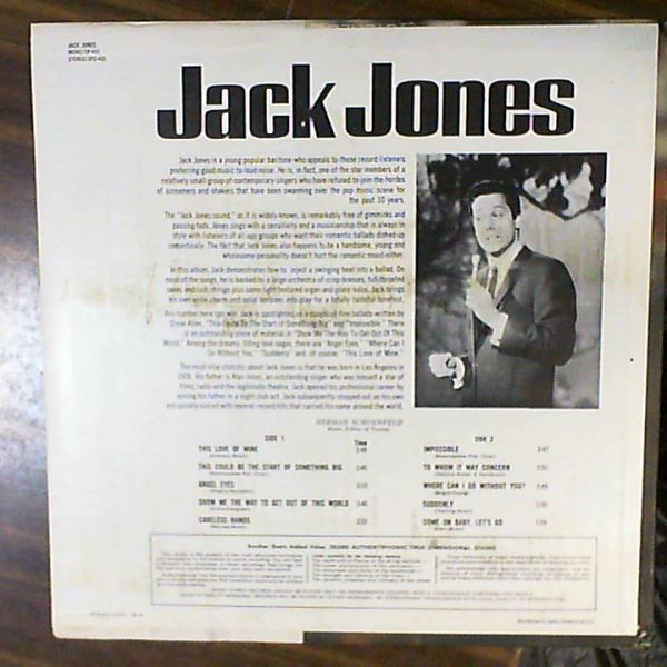 Jones Jack — This Could Be The Start Of Something Big (This Love Of Mine)