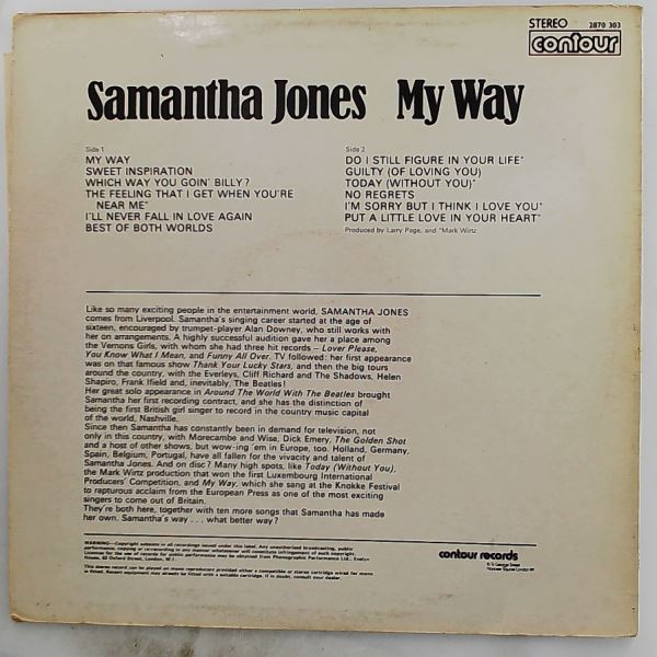 Jones Samantha — My Way