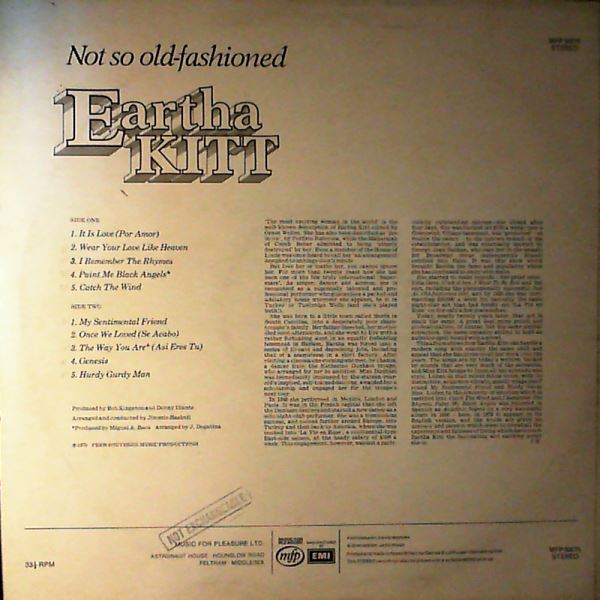 Kitt Eartha — Not So Old Fashioned