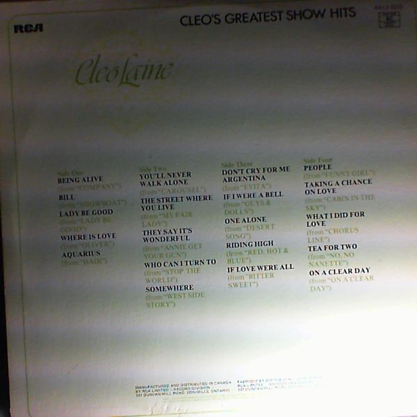 Laine Cleo — Greatest Show Hits