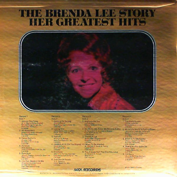 Lee Brenda — Lee Brenda Story - Her Greatest Hits