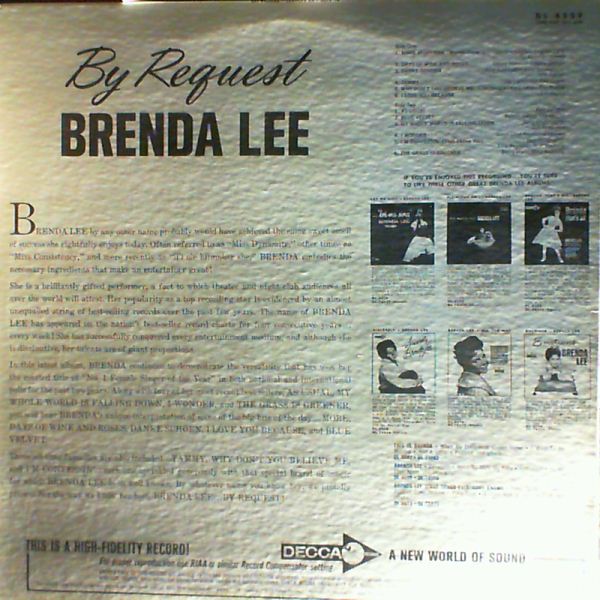 Lee Brenda — By Request
