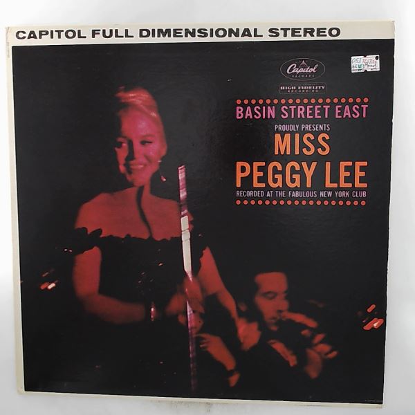 Lee Peggy — Basin Street East Proudly Presents Miss Lee Peggy Recorded At The Fabulous New York Club