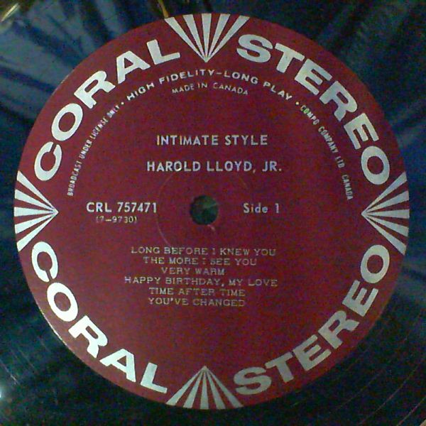 Lloyd Harold Jr. — Intimate Style