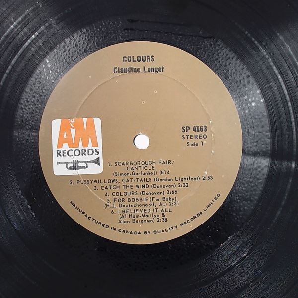 Longet Claudine — Colours