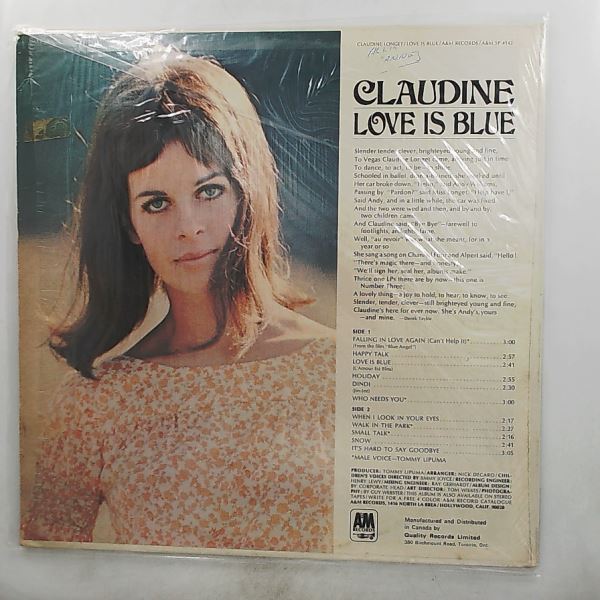 Longet Claudine — Love Is Blue