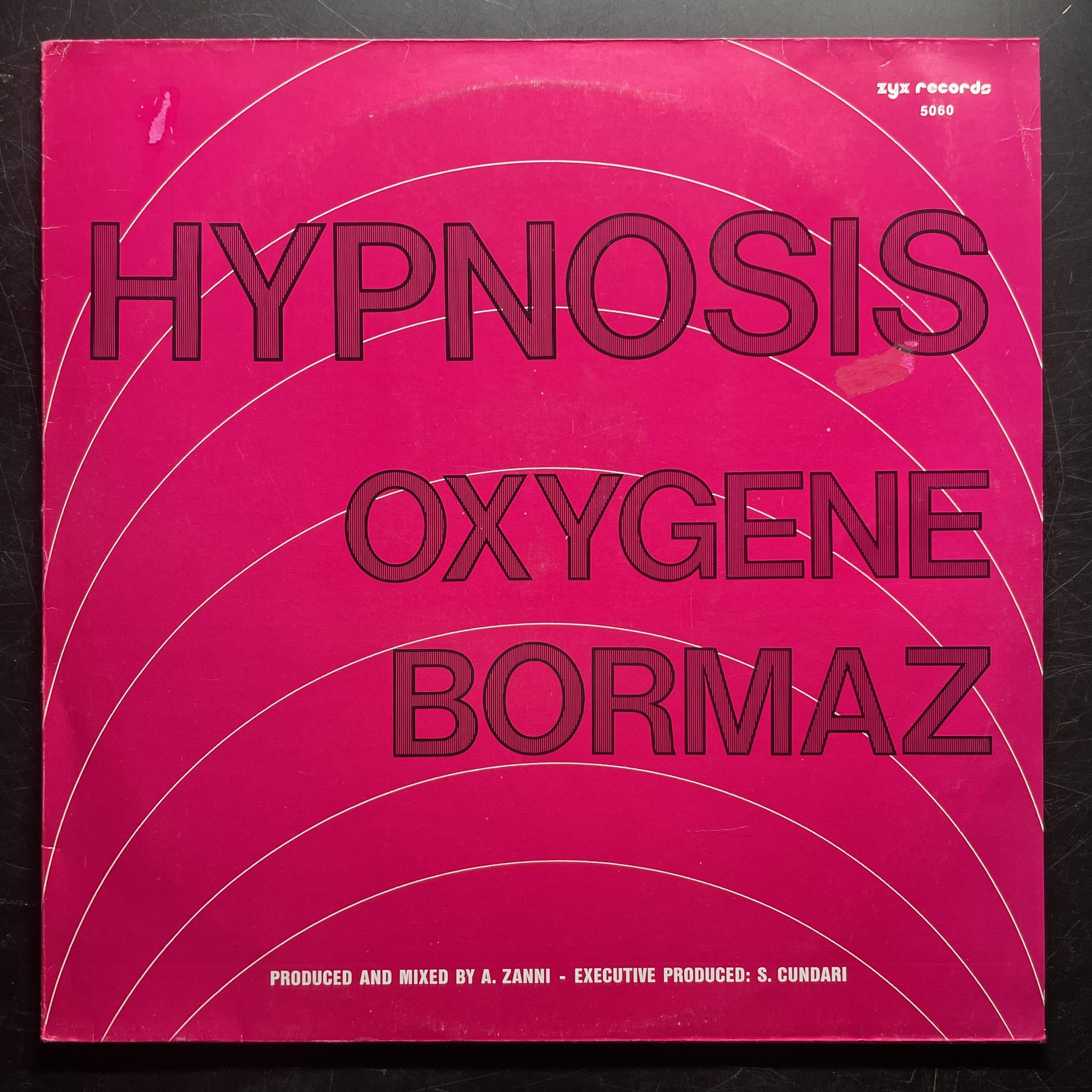Hypnosis — Oxygene / Bormaz (Германия 1983г.) 12", 45 RPM