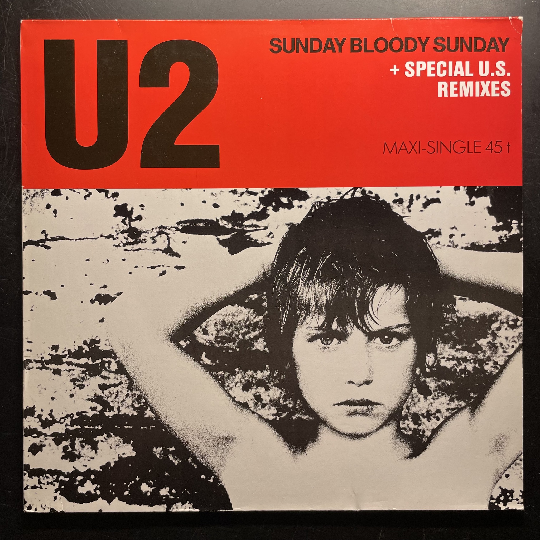 U2 — Sunday Bloody Sunday (Европа 1985г.) 12", 45 RPM