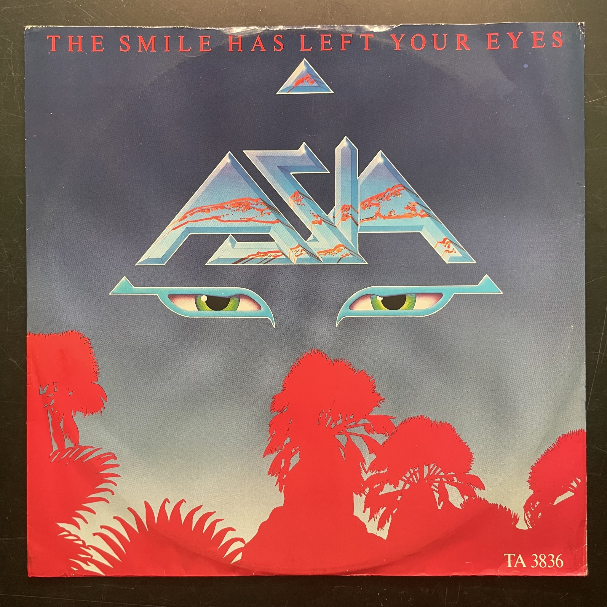 Asia — The Smile Has Left Your Eyes (Англия 1983г.) 12", 45 RPM