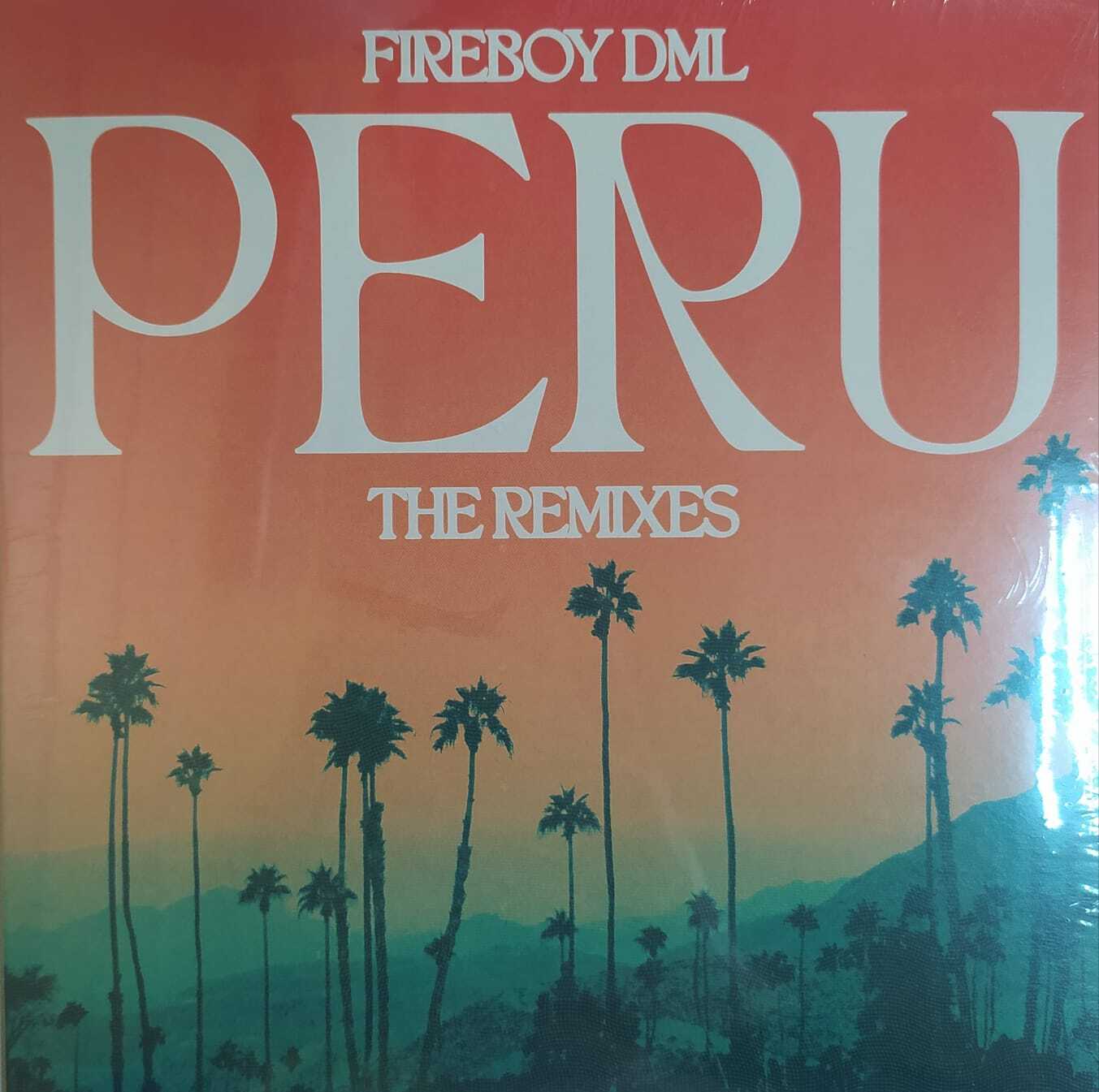 Fireboy DML & Ed Sheeran — Peru (Европа 2022г.) 7", Single, Orange Translucent