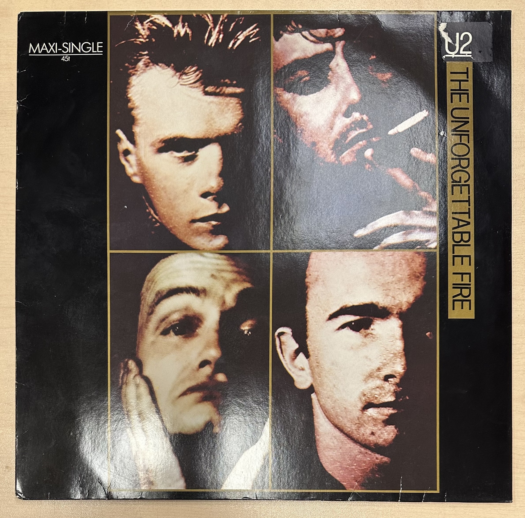 U2 — The Unforgettable Fire (Европа 1985г.) 12", 45 RPM