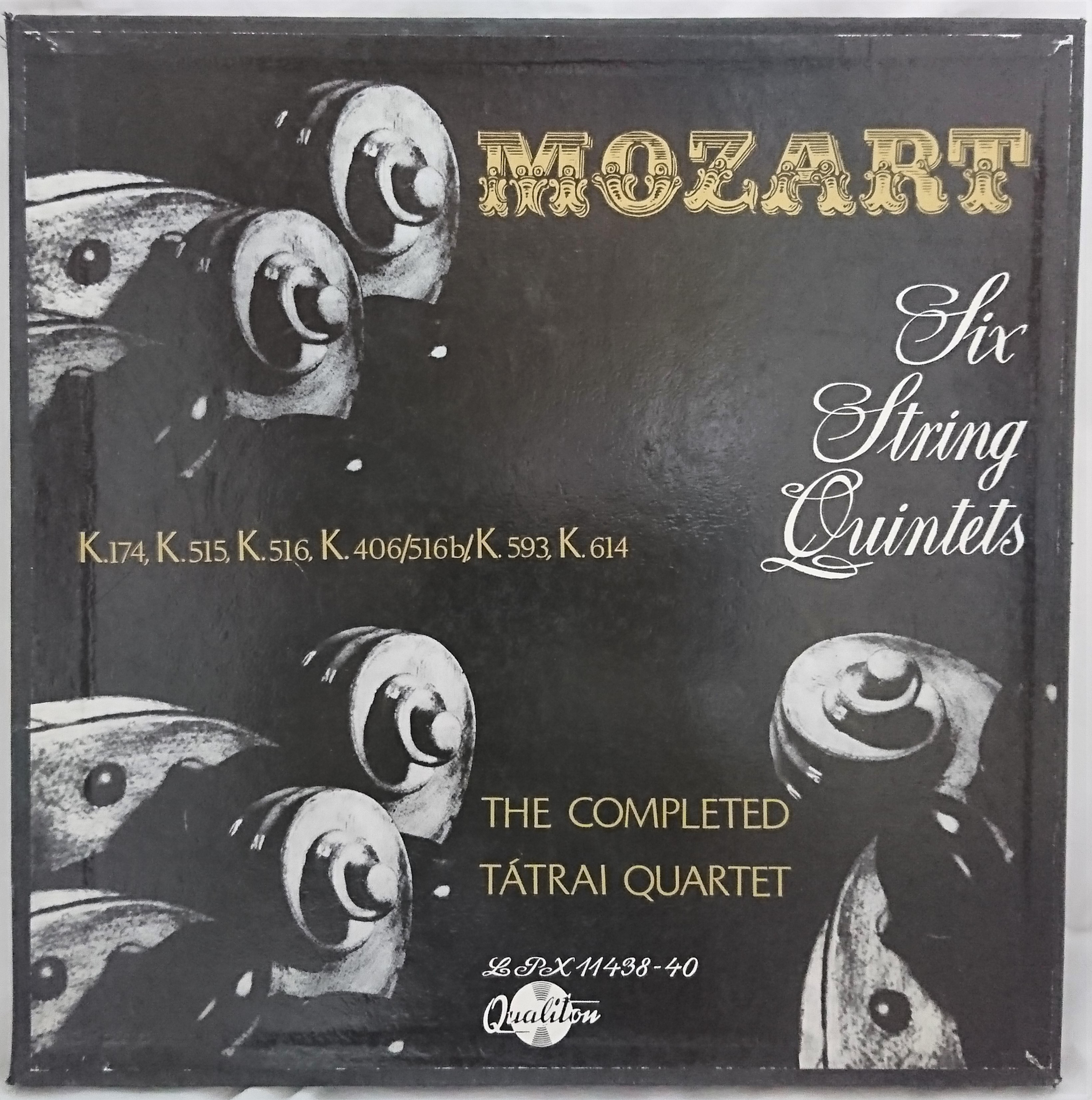 Mozart — Моцарт; The Completed Tátrai Quartet, Six String Quintet K.174, K.516, K.406/516b/. K.593, K.614