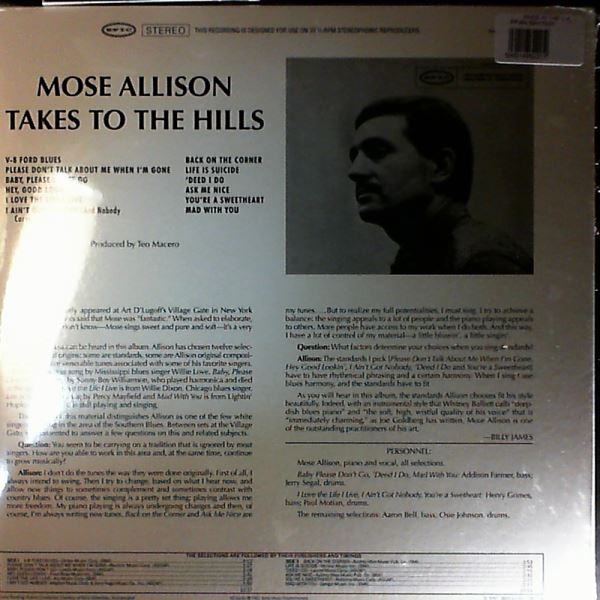 Allison Mose — Takes To The Hills