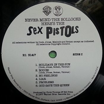 Sex Pistols — Never Mind The Bollocks Heres The Sex Pistols