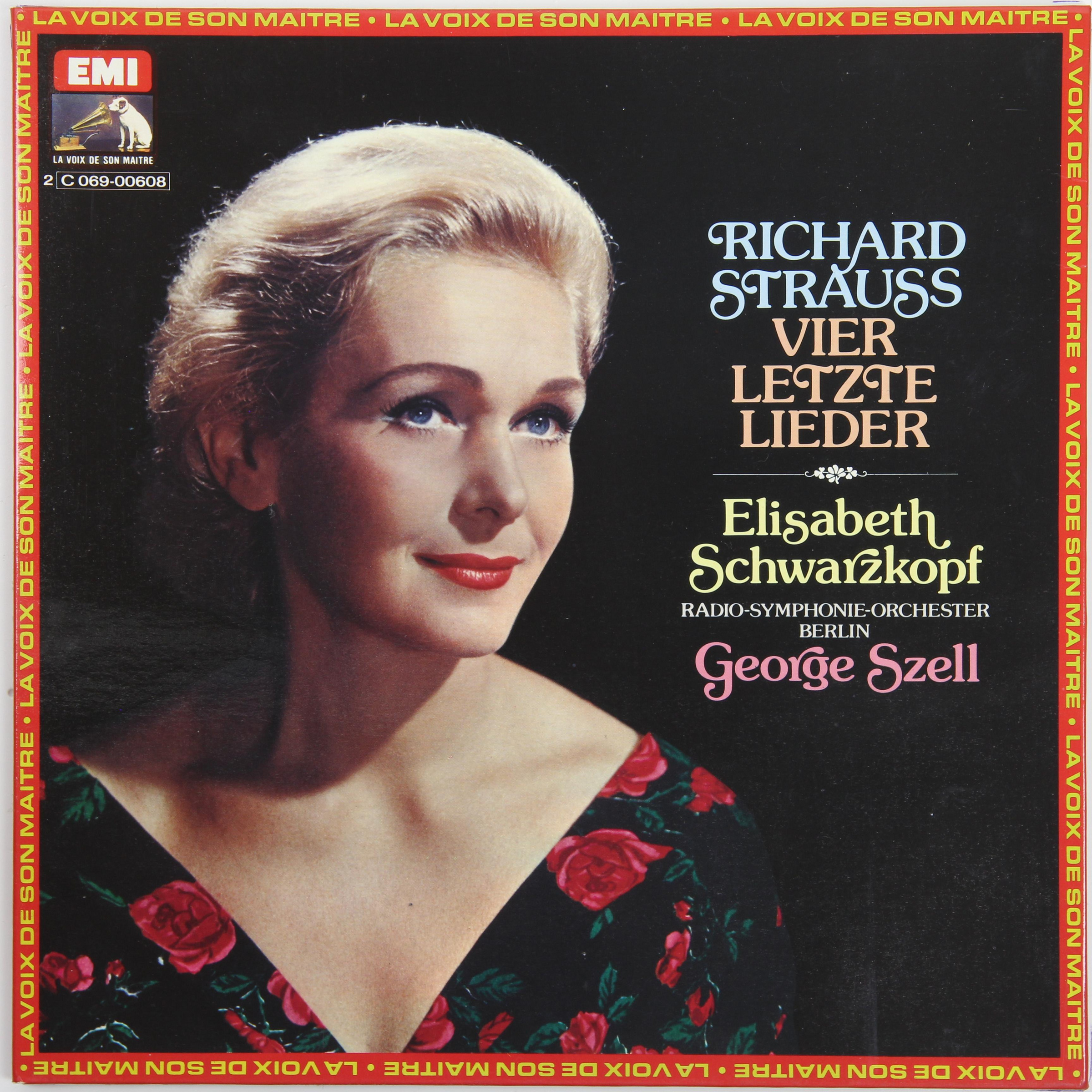 STRAUSS — VIER LETZTE LIEDER (ELISABETH SCHWARZKOPF) NEAR MINT