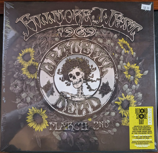 GRATEFUL DEAD — FILLMORE WEST 1969: MARCH 2ND