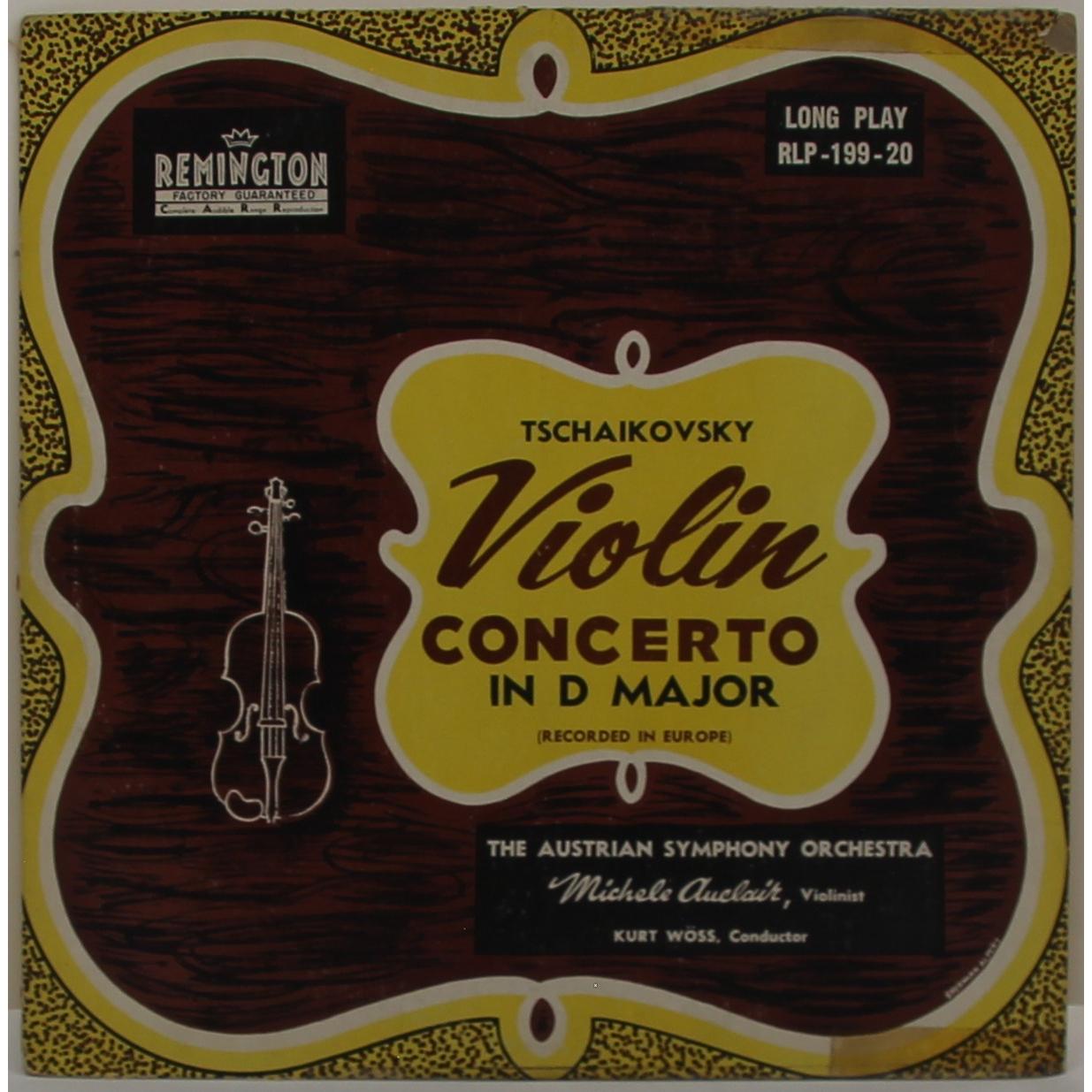 TCHAIKOVSKY — VIOLIN CONCERTO IN D MAJOR (MICHELE AUCLAIR)