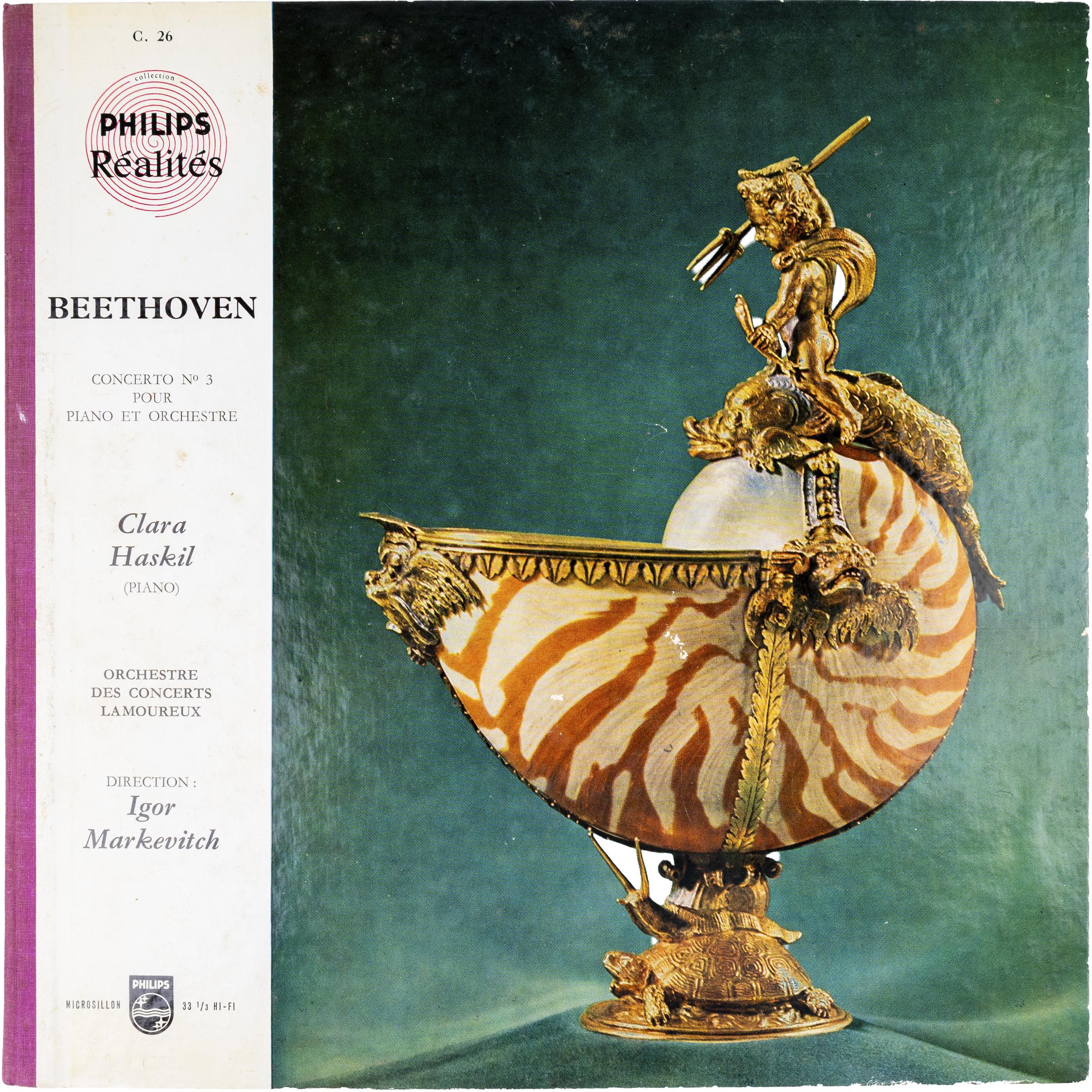 BEETHOVEN — CONCERTO № 3 POUR PIANO ET ORCHESTRE (CLARA HASKIL) EX