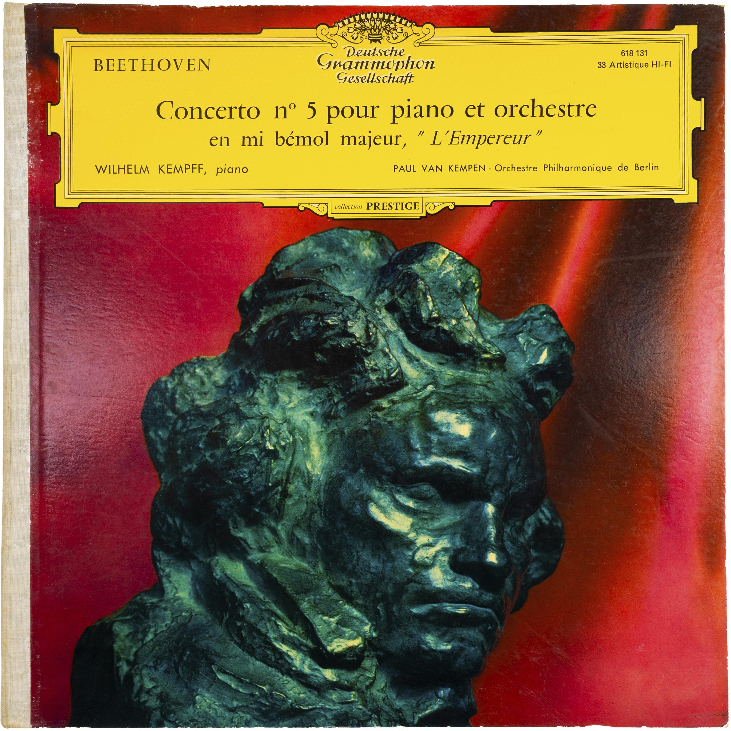 BEETHOVEN — CONCERTO № 5 POUR PIANO ET ORCHESTRE EN MI BEMOL MAJEUR, " L'EMPEREUR " (WILHELM KEMPFF) NEAR MEANT
