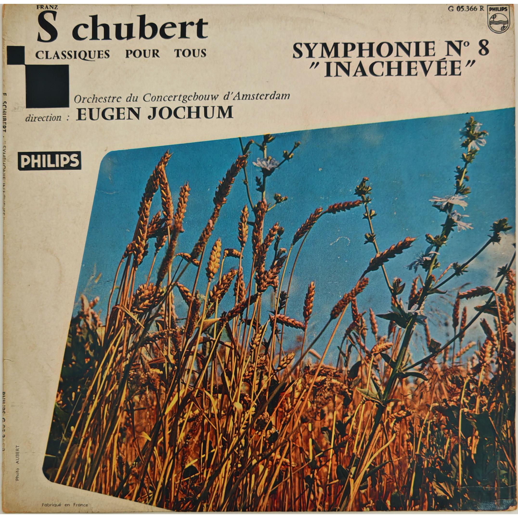 SCHUBERT — SYMPHONIE № 8 "INACHEVEE" (EUGEN JOCHUM)