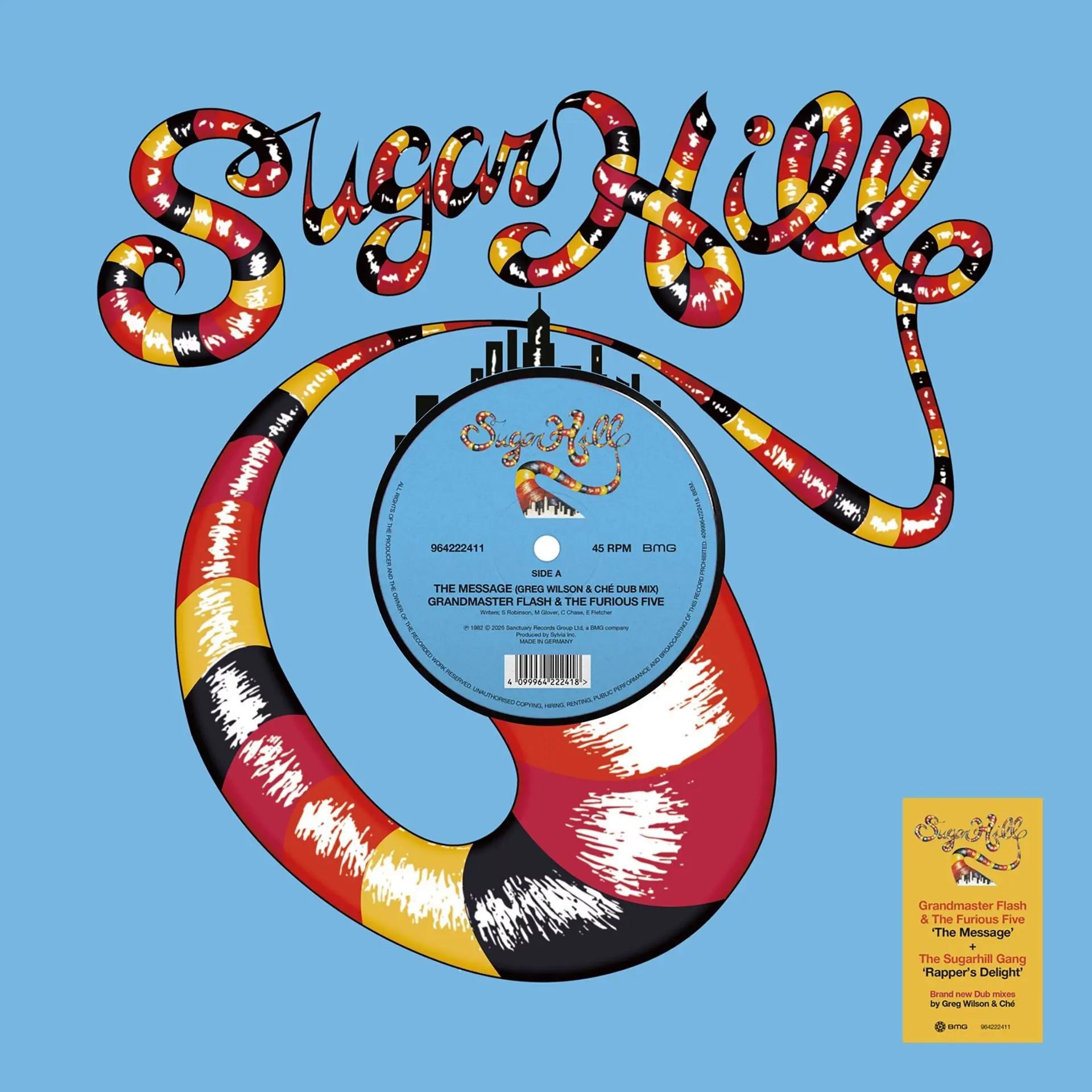 FLASH GRANDMASTER — MESSAGE/ RAPPER'S DELIGHT (45 RPM, SINGLE, COLOURED)