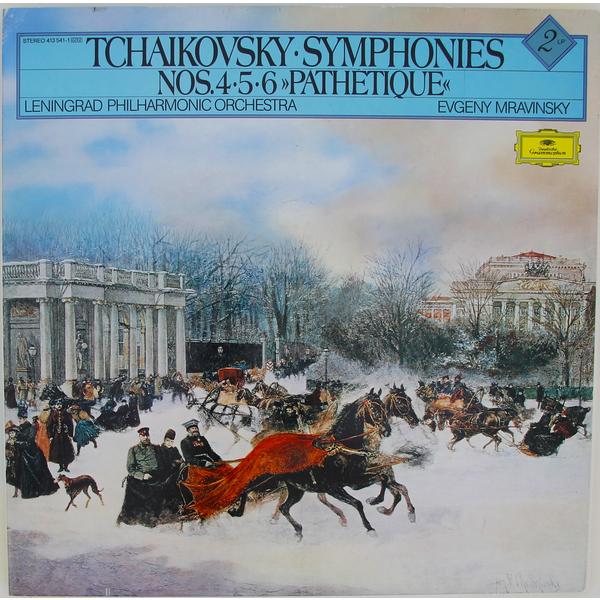 TCHAIKOVSKY — SYMPHONIES № 4, 5, 6 "PATHETIQUE" (EVGENY MRAVINSKY) NEAR MINT