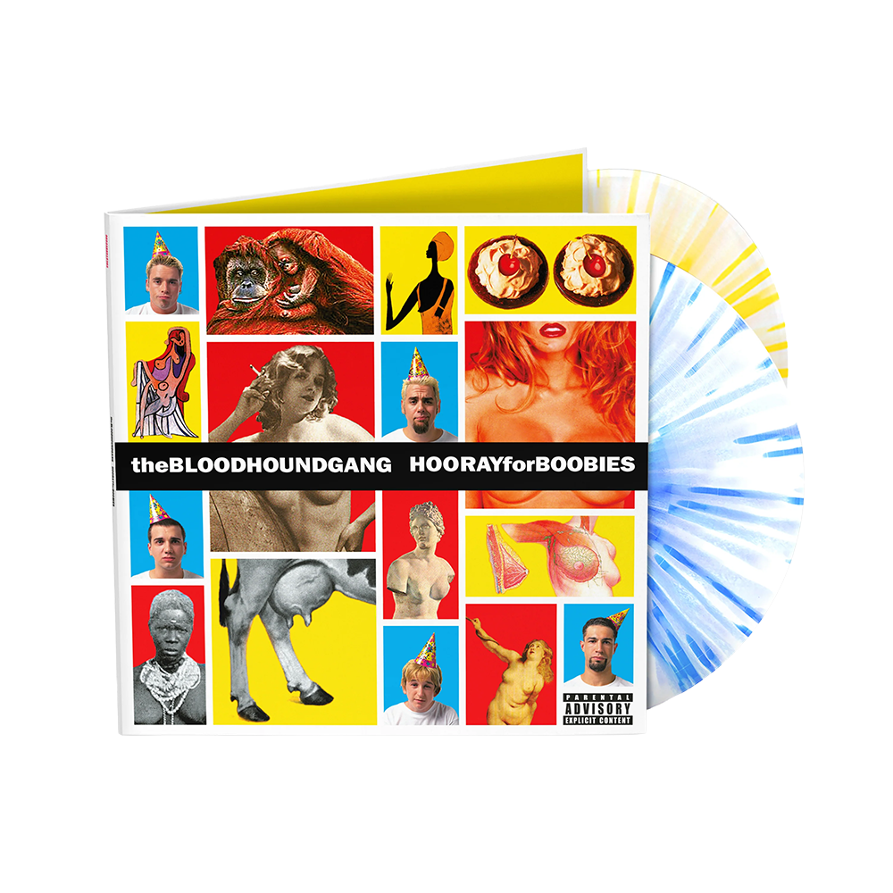 Bloodhound Gang — Hooray For Boobies 25th Anniversary (Coloured Splatter Vinyl + Exclusive Stickerset)