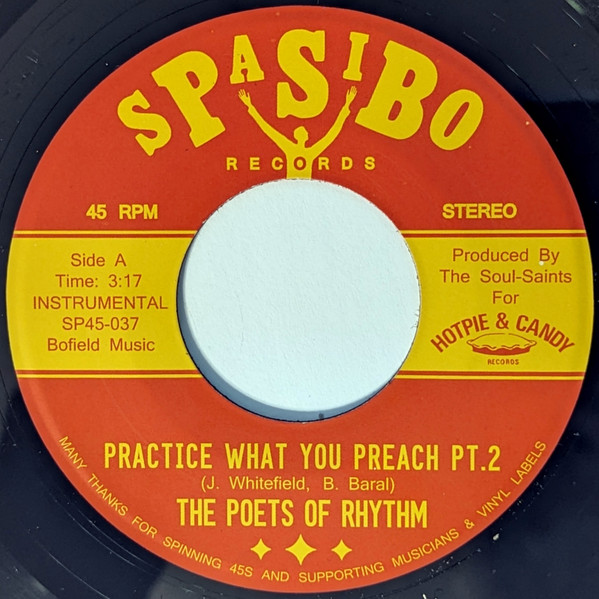 The Poets Of Rhythm — Practice What You Preach Pt. 2 / Sticky Sticky-Sock-A-Poo