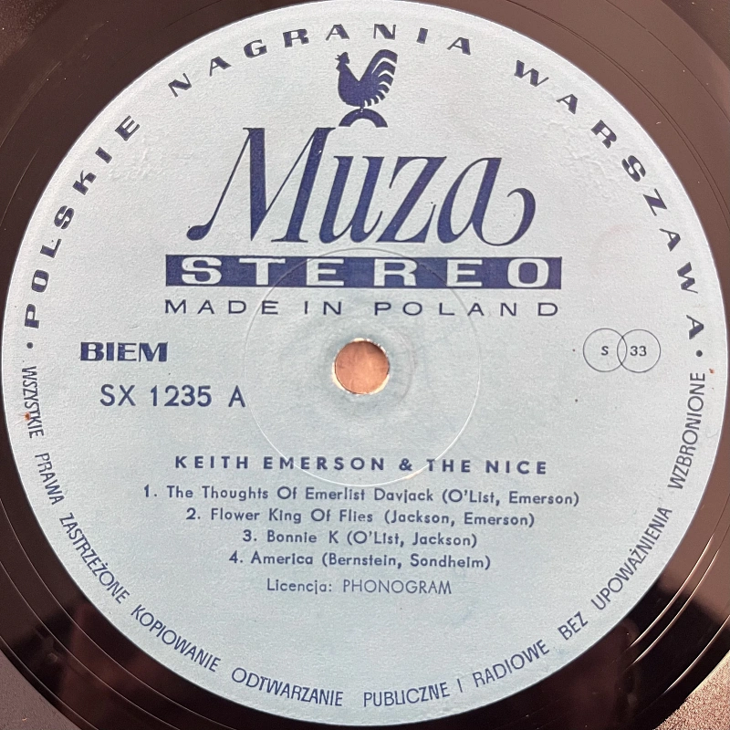 Keith Emerson , The Nice — Keith Emerson & The Nice