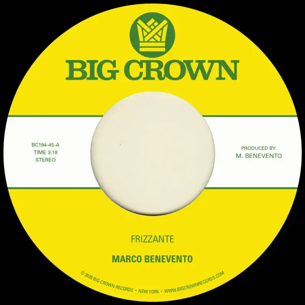 Marco Benevento — Frizzante b/w Turandot Релиз 2026