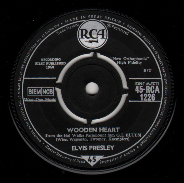Elvis Presley — Wooden Heart