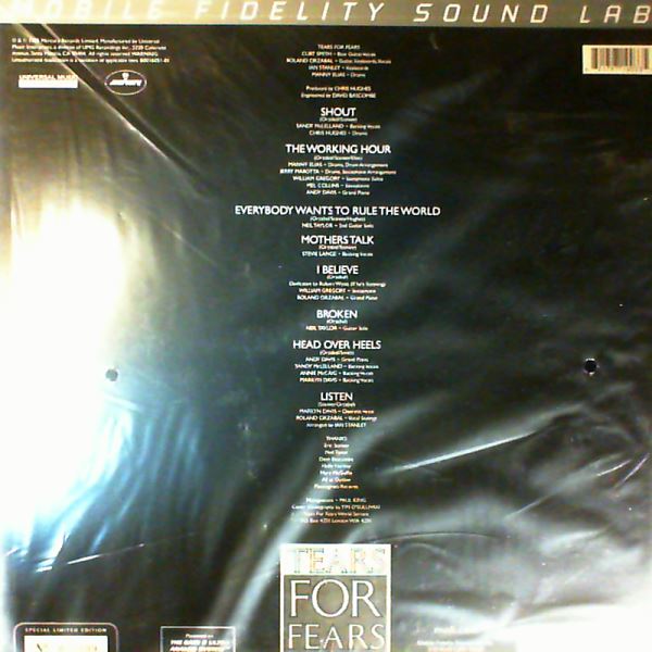 Tears For Fears — Songs From The Big Chair