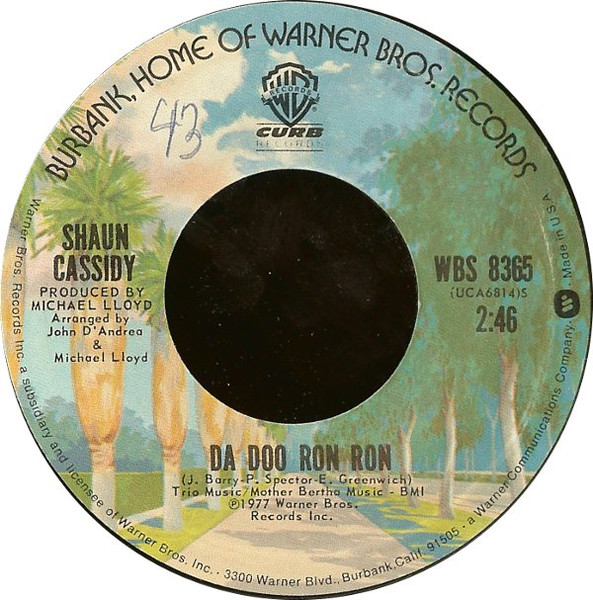 Shaun Cassidy — Da Doo Ron Ron / Holiday