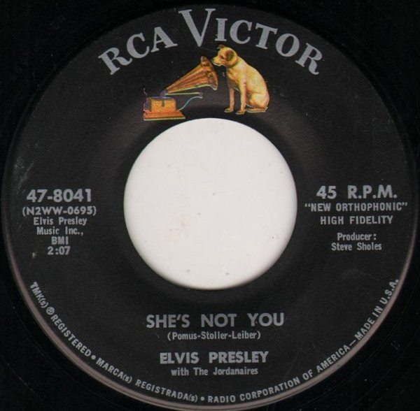 Elvis Presley With The Jordanaires — She's Not You