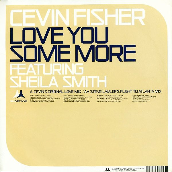 Cevin Fisher — Love You Some More