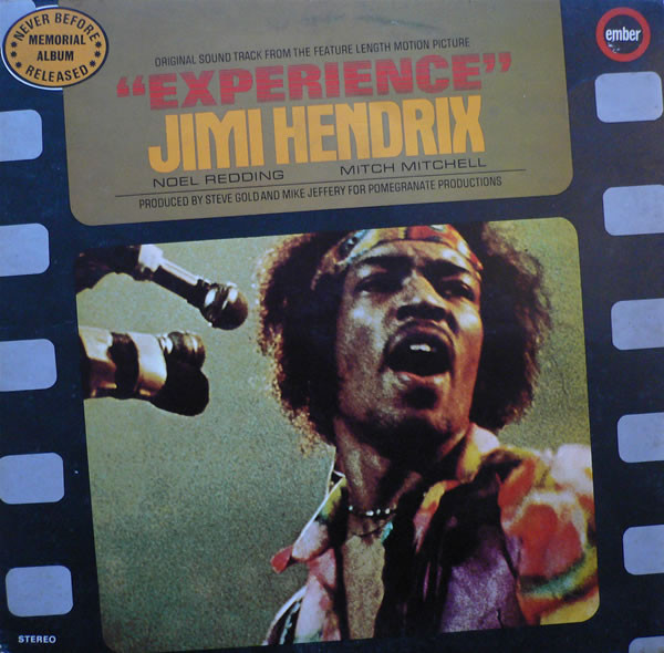 Jimi Hendrix — "Experience" - Original Sound Track From The Feature Length Motion Picture