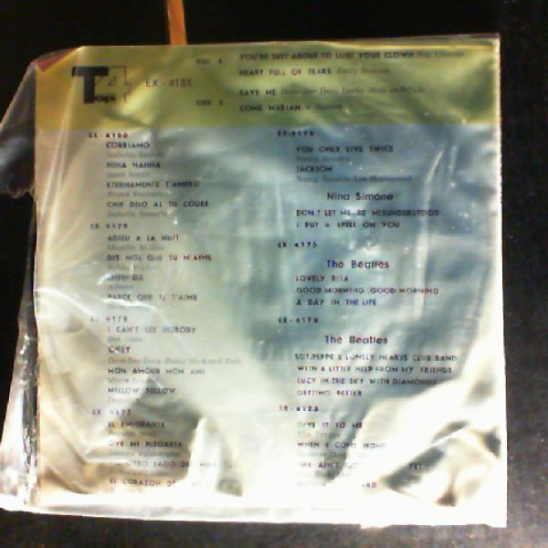 Various (Charles Ray,Jackson Emily,Four seasons,Dee Dave,Dozy, Beaky, Mick & Tich) — You're just about to lose your clown/Save me