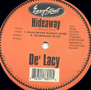 De'Lacy — Hideaway